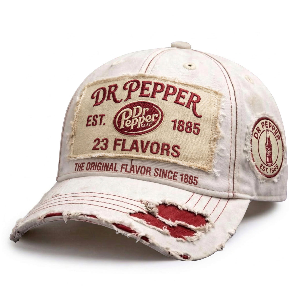 Dr Pepper Vintage Est 1885 23 Flavors Baseball Cap - LeagueLockerGear