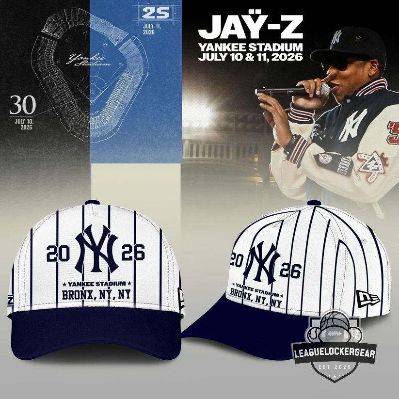 Jay-Z New York Yankees S. Carter Yankee Stadium 2026 Concert Baseball Jersey - LeagueLockerGear