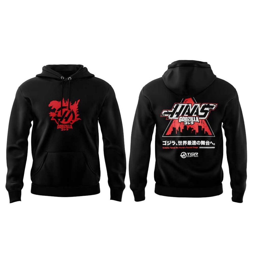 Godzilla X TGR Haas F1 Team King Of The Monsters 2026 Hoodie - LeagueLockerGear