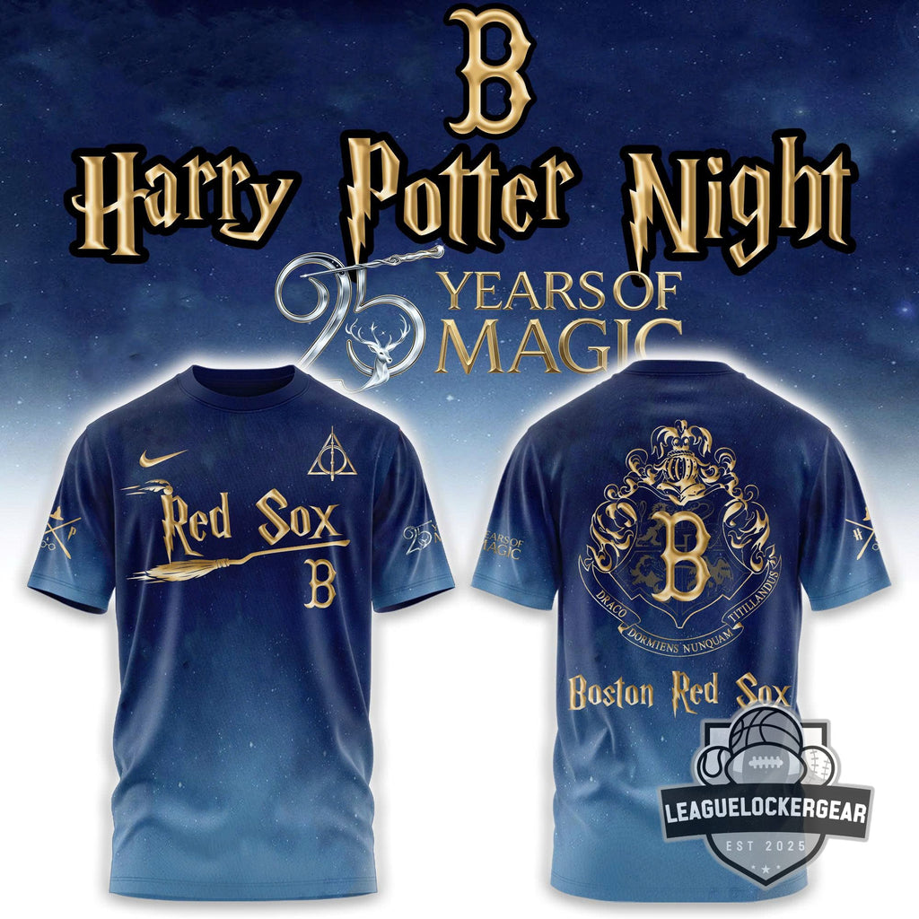 Boston Red Sox Harry Potter Night T-Shirt - LeagueLockerGear