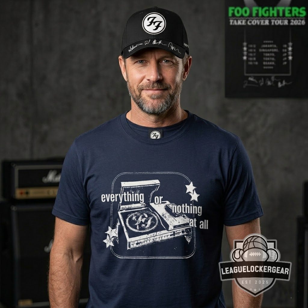 Foo Fighters Take Cover Tour 2026 T-Shirt - LeagueLockerGear