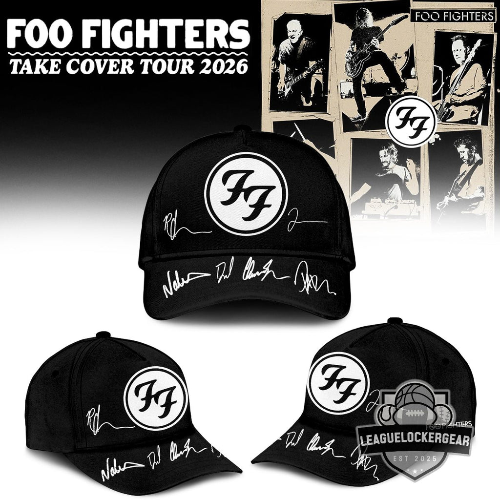Foo Fighters Take Cover Tour 2026 T-Shirt - LeagueLockerGear