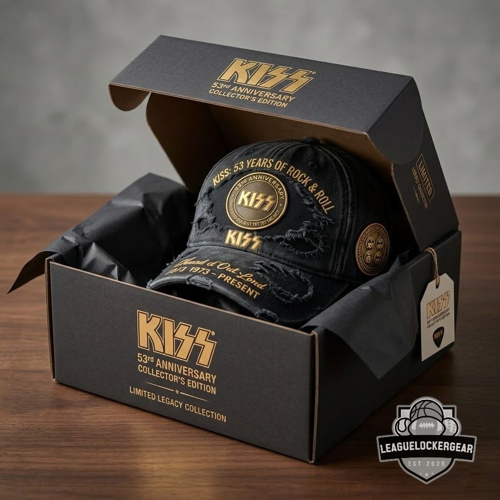 KISS 53rd Anniversary Distressed Hat - LeagueLockerGear
