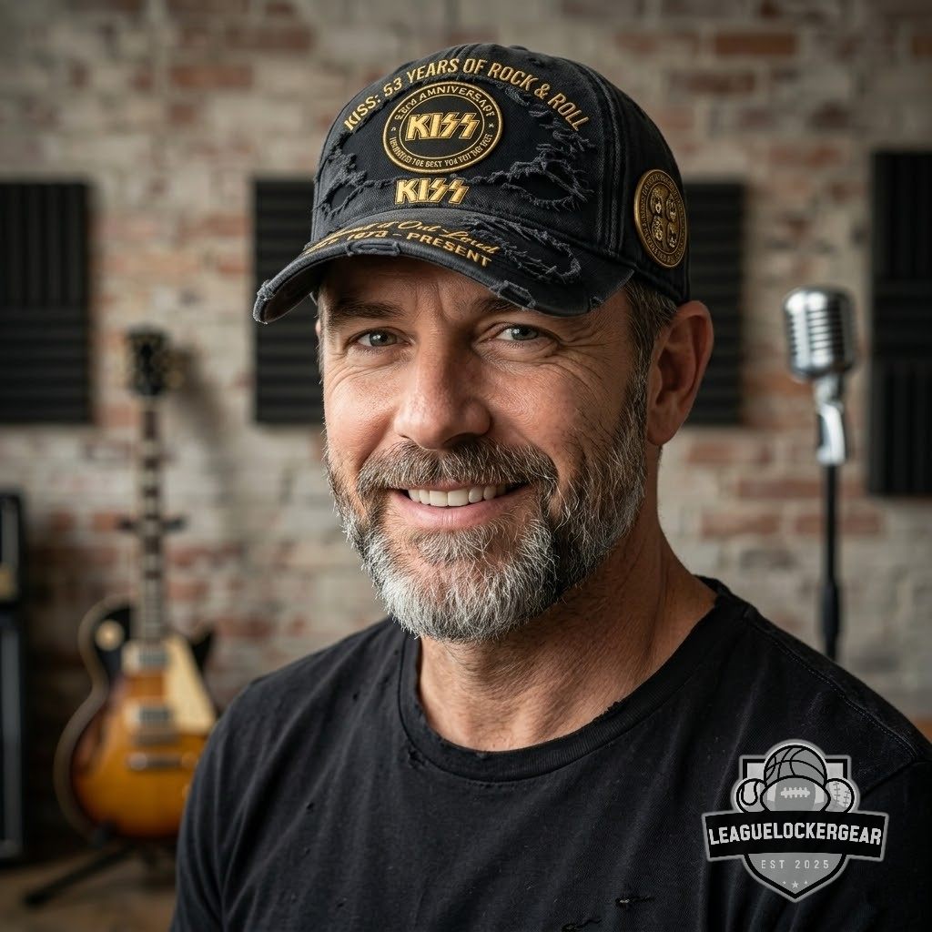 KISS 53rd Anniversary Distressed Hat - LeagueLockerGear