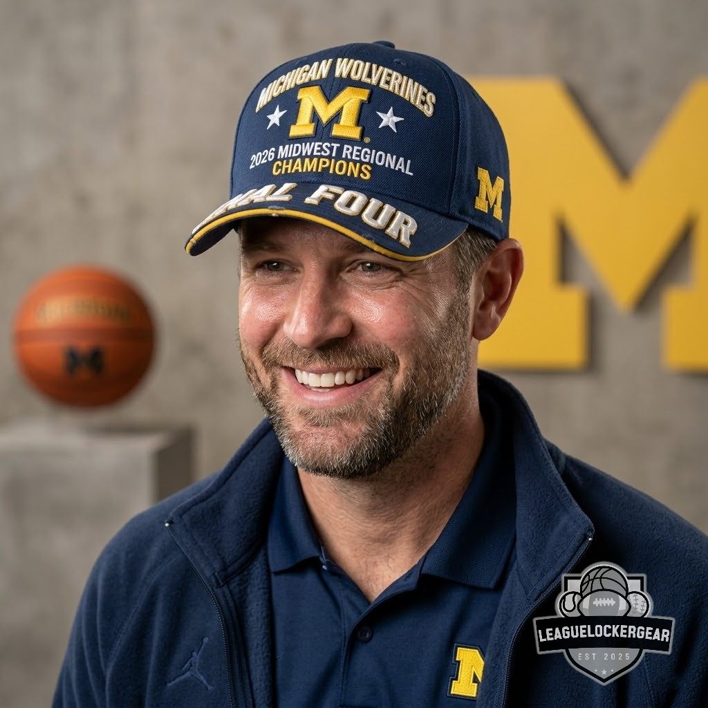 Michigan Wolverines 2026 Midwest Regional Champions Final Four Hat - LeagueLockerGear