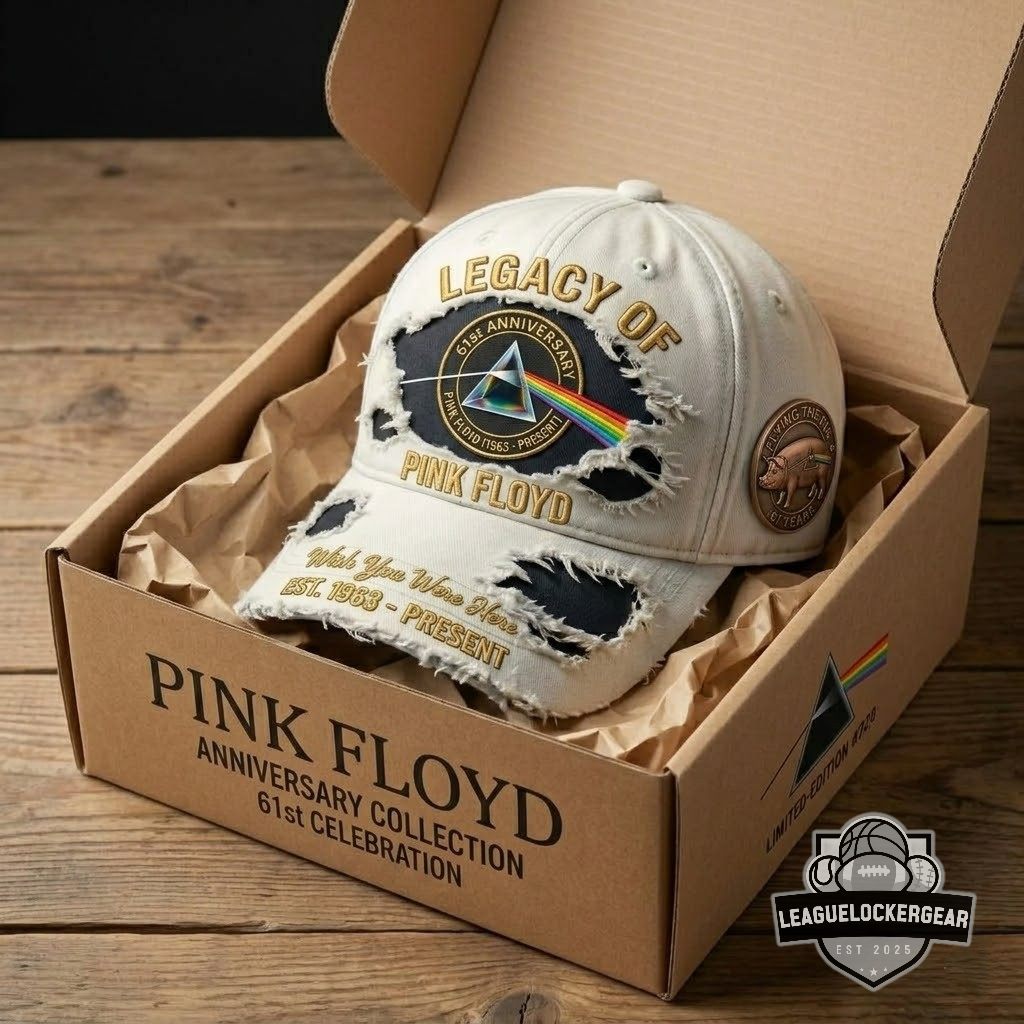Pink Floyd 61st Anniversary Distressed Cap - LeagueLockerGear