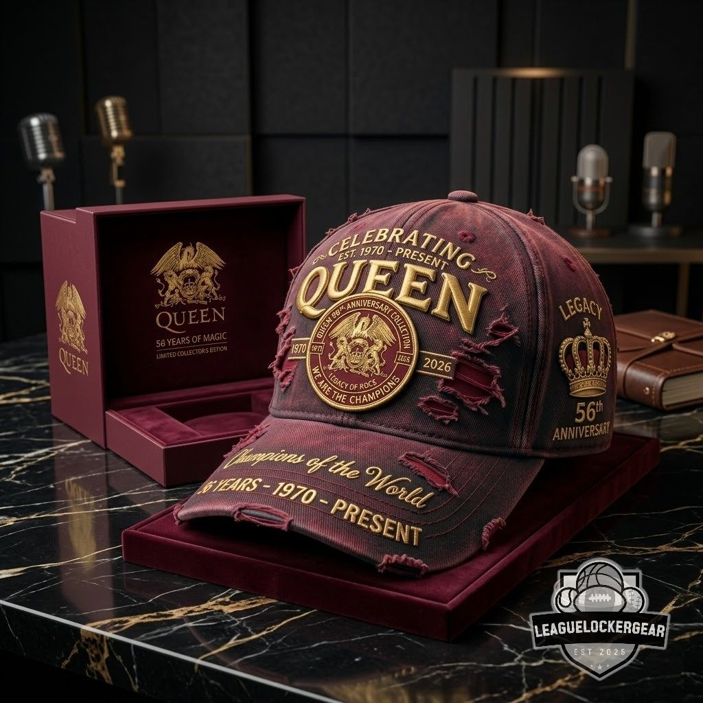 Queen 56th Anniversary Legacy Collection 1970-2026 Cap - LeagueLockerGear