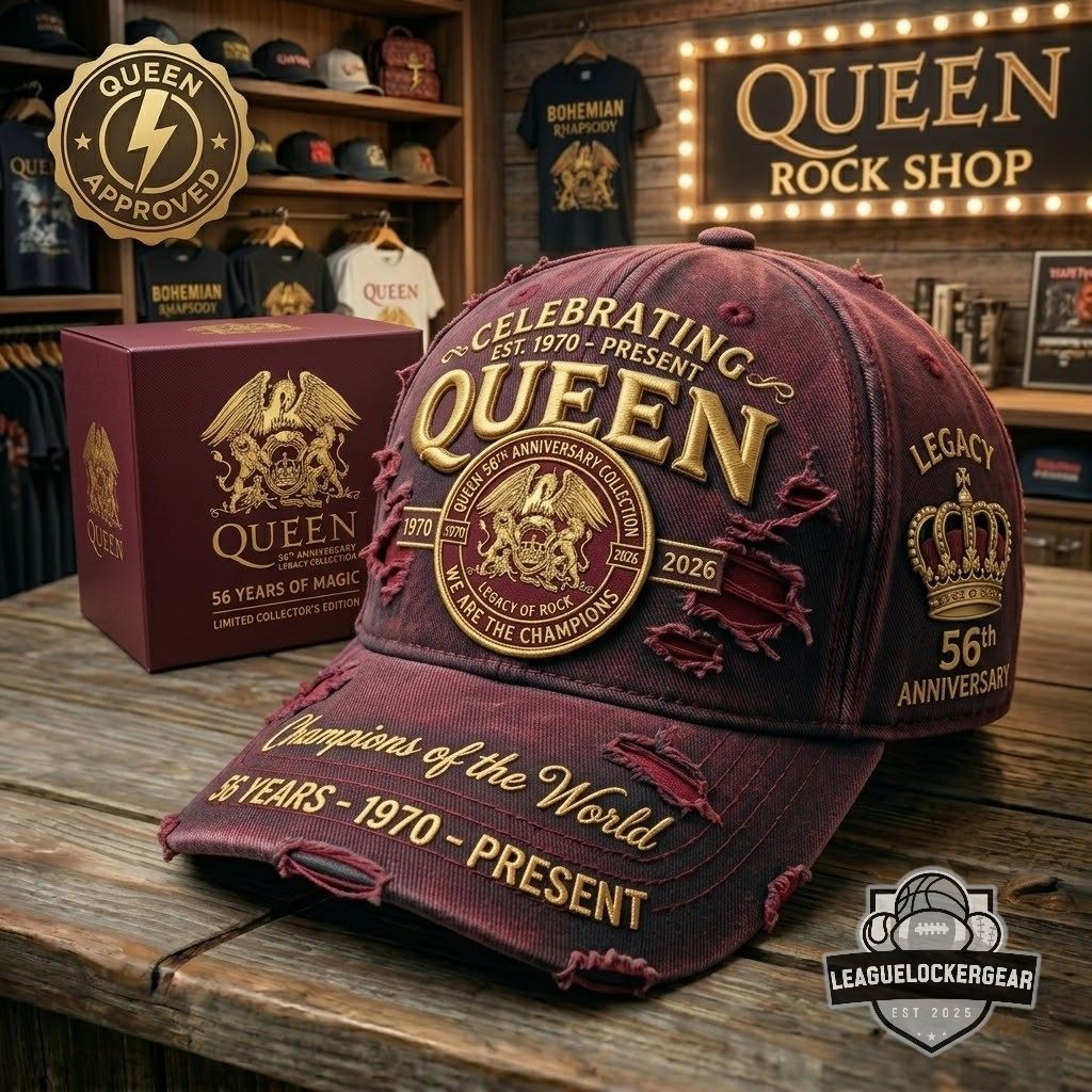 Queen 56th Anniversary Legacy Collection 1970-2026 Cap - LeagueLockerGear