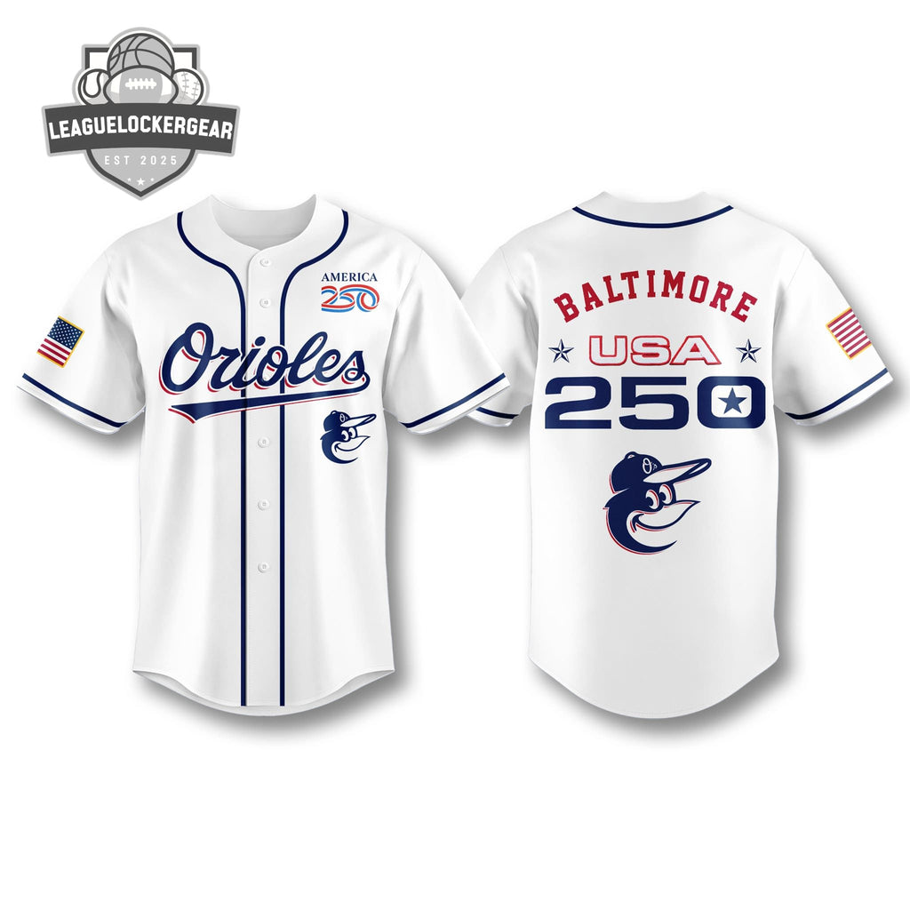 Baltimore Orioles America 250 USA Baseball Jersey - LeagueLockerGear