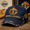 Knights of Columbus EST. 1882 Distressed Dad Hat - LeagueLockerGear