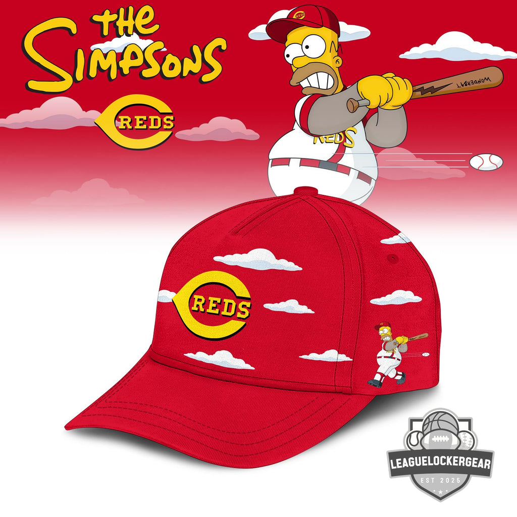 Cincinnati Reds x The Simpsons Baseball Jersey - LeagueLockerGear