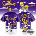 Colorado Rockies x The Simpsons Baseball Jersey - LeagueLockerGear