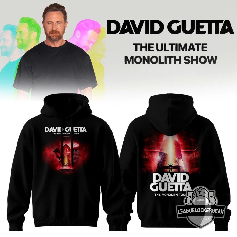 David Guetta The Ultimate Monolith Show Tour Hoodie - LeagueLockerGear