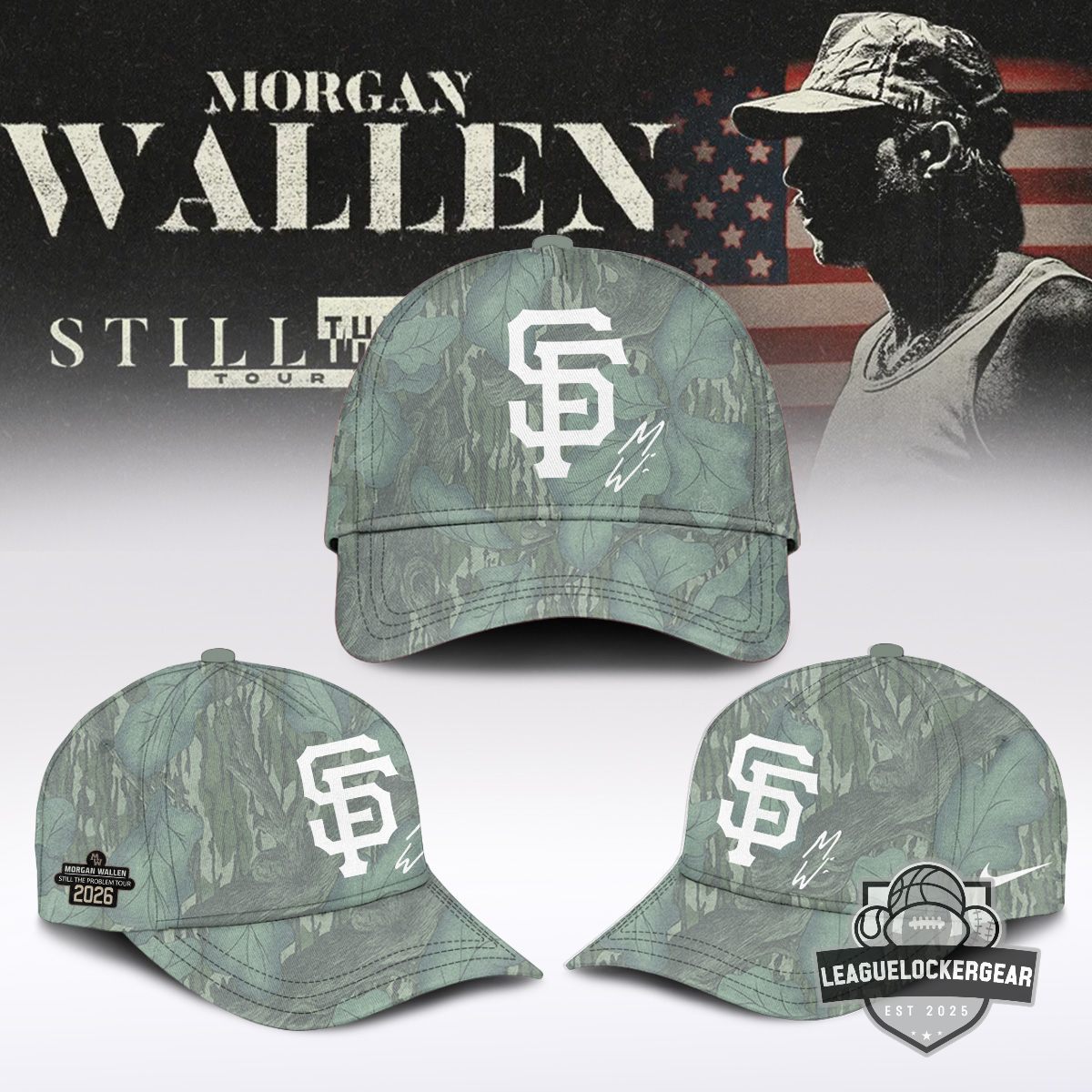 Morgan Wallen San Francisco Giants Still The Problem Tour 2026 Baseball Jersey - LeagueLockerGear