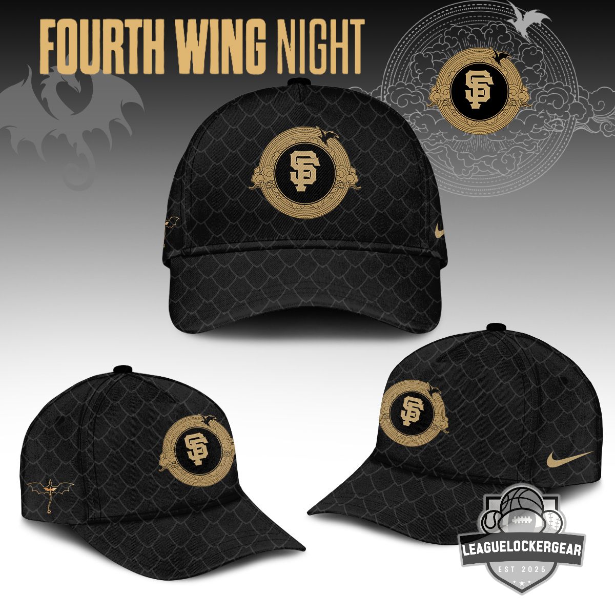 San Francisco Giants Fourth Wing Night Baseball Jersey - LeagueLockerGear