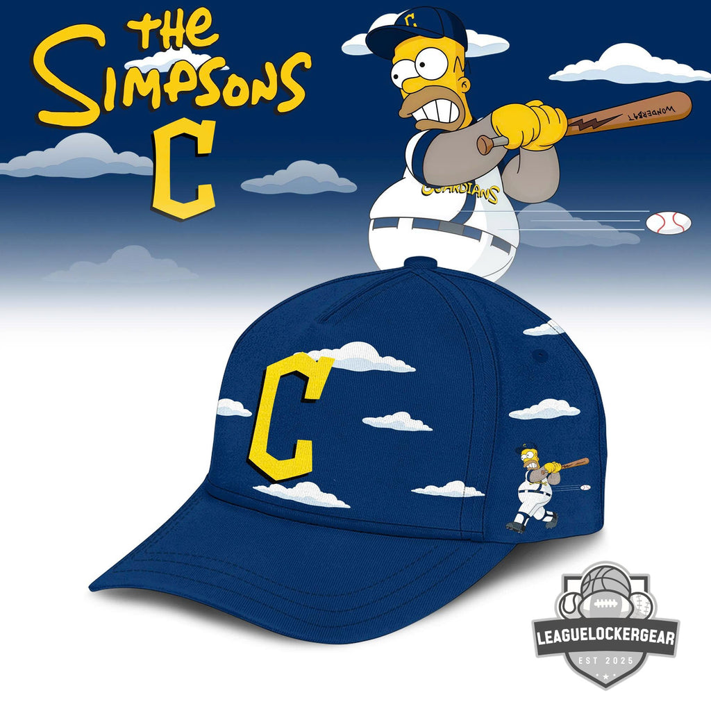 The Simpsons x Cleveland Guardians Baseball Jersey - LeagueLockerGear