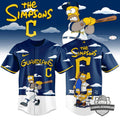 The Simpsons x Cleveland Guardians Baseball Jersey - LeagueLockerGear