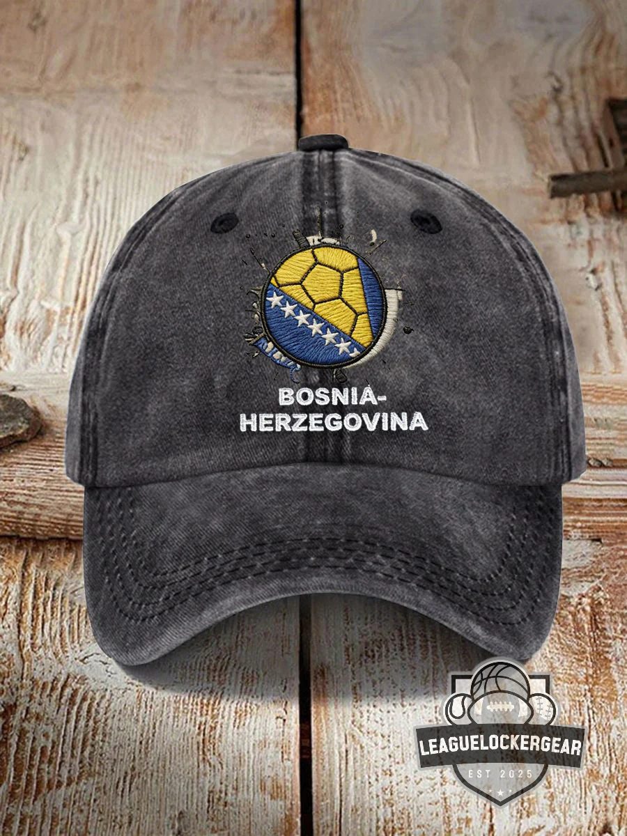 Bosnia-Herzegovina Soccer Dad Hat - LeagueLockerGear