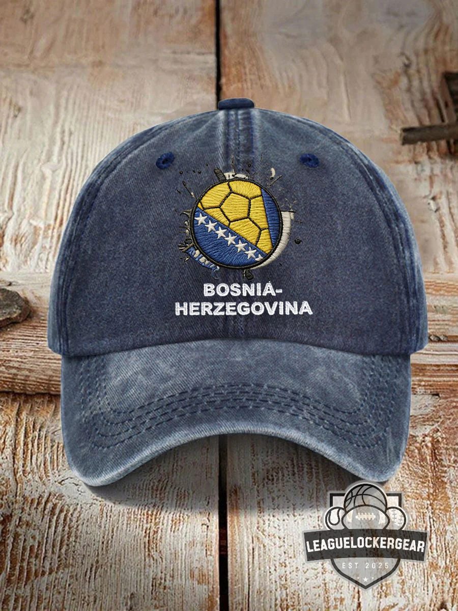 Bosnia-Herzegovina Soccer Dad Hat - LeagueLockerGear