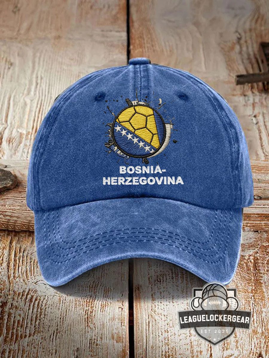 Bosnia-Herzegovina Soccer Dad Hat - LeagueLockerGear