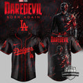 LA Dodgers Marvel Daredevil Born Again Baseball Jersey - LeagueLockerGear