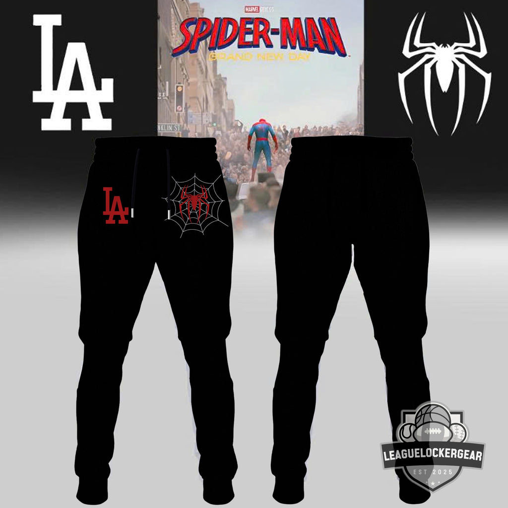 LA Dodgers Spider-Man Brand New Day Baseball Jersey - LeagueLockerGear