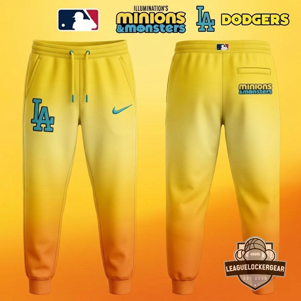 Los Angeles Dodgers Illumination's Minions & Monsters Baseball Jersey - LeagueLockerGear