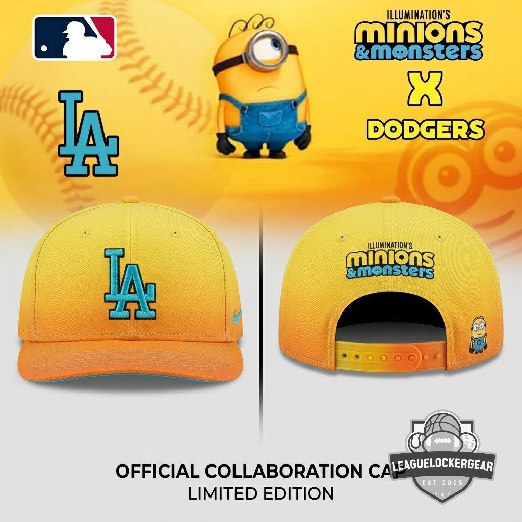 Los Angeles Dodgers Illumination's Minions & Monsters Baseball Jersey - LeagueLockerGear