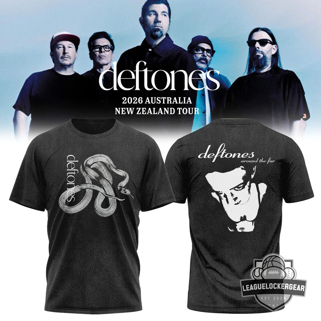 Deftones 2026 Australia New Zealand Tour Around The Fur T-Shirt - LeagueLockerGear
