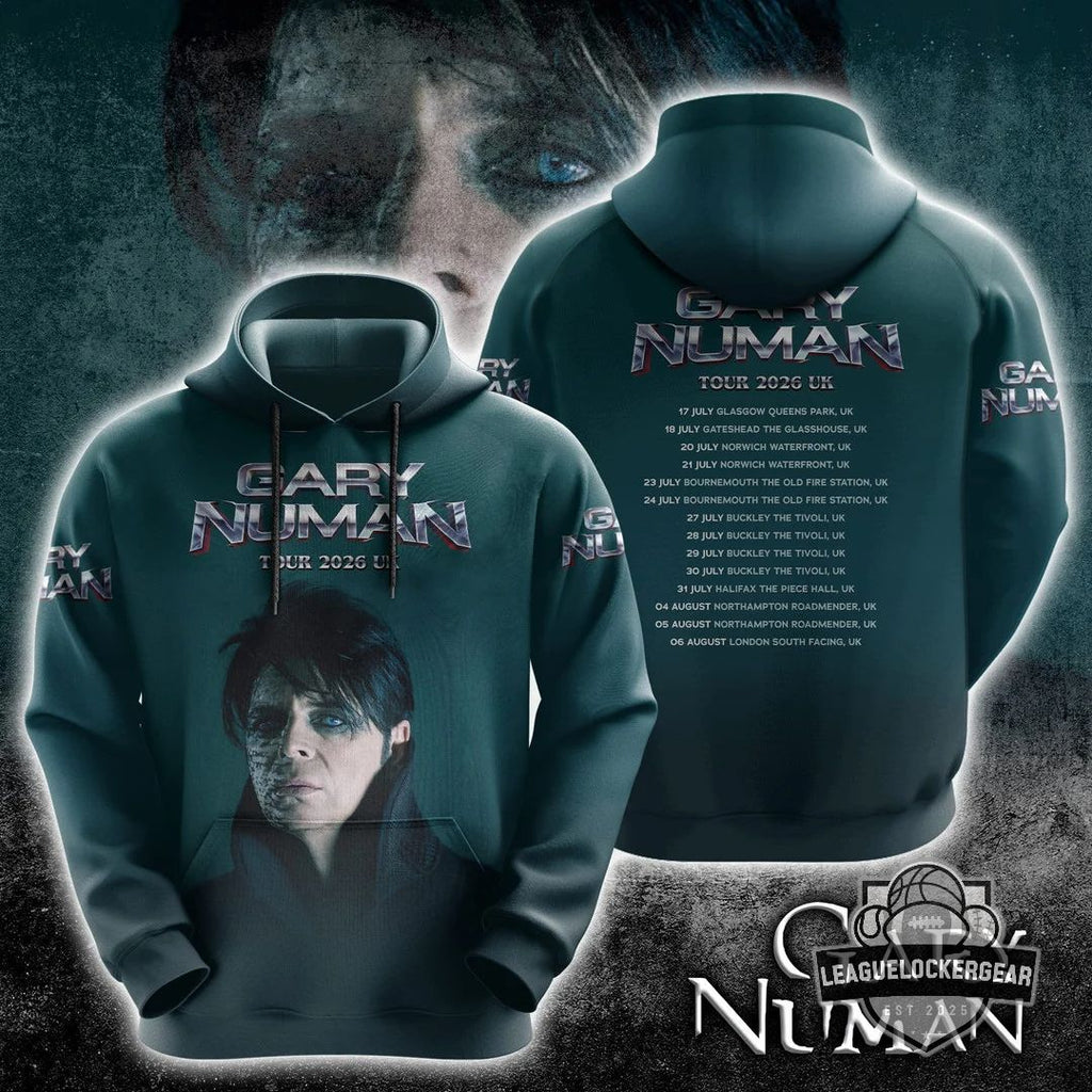 Gary Numan Tour 2026 UK Hoodie - LeagueLockerGear