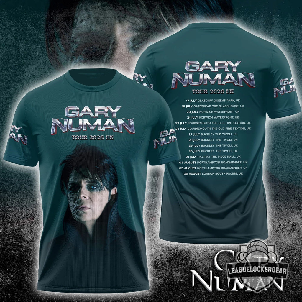 Gary Numan Tour 2026 UK T-Shirt - LeagueLockerGear