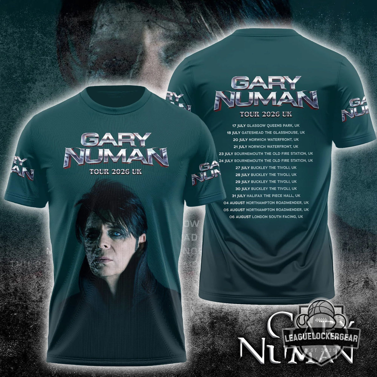 Gary Numan Tour 2026 UK T-Shirt - LeagueLockerGear
