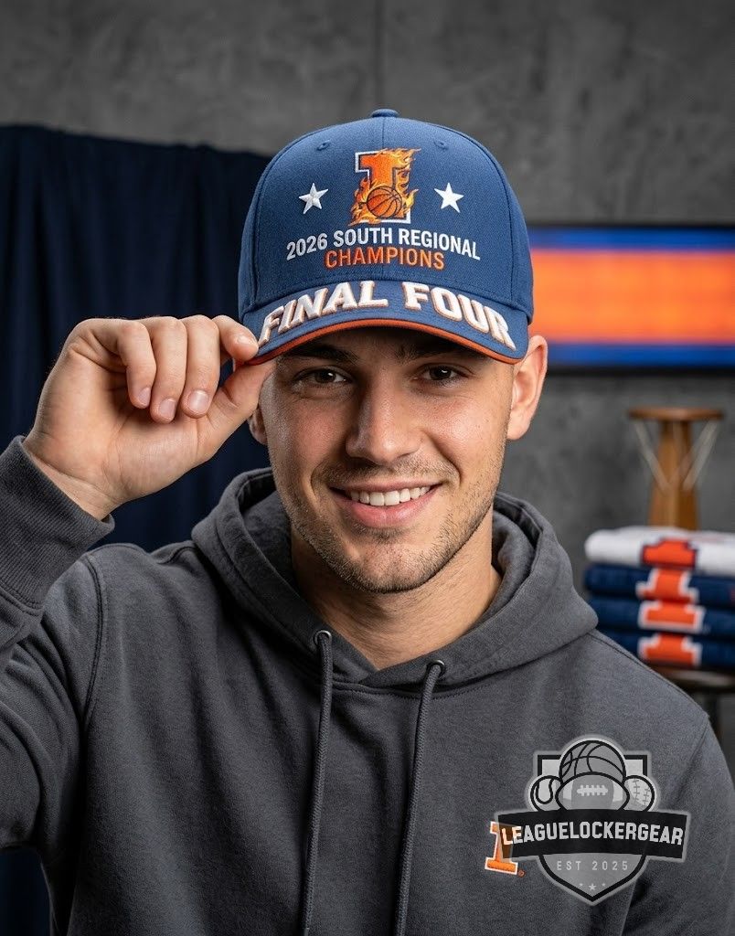 Illinois Fighting Illini 2026 South Regional Champions Final Four Cap - LeagueLockerGear
