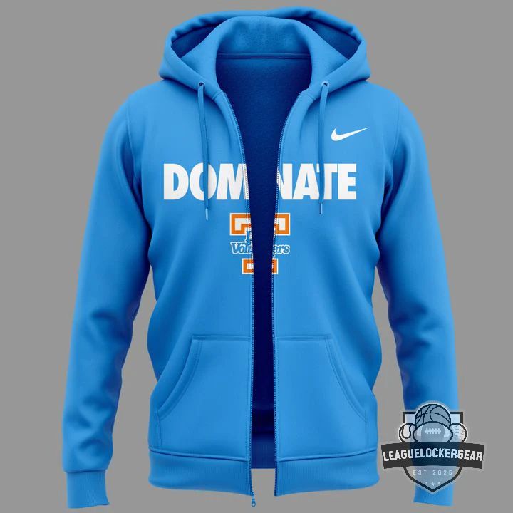 Tennessee Lady Volunteers Dominate Softball Zip Hoodie - LeagueLockerGear