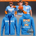 Tennessee Lady Volunteers Dominate Softball Zip Hoodie - LeagueLockerGear