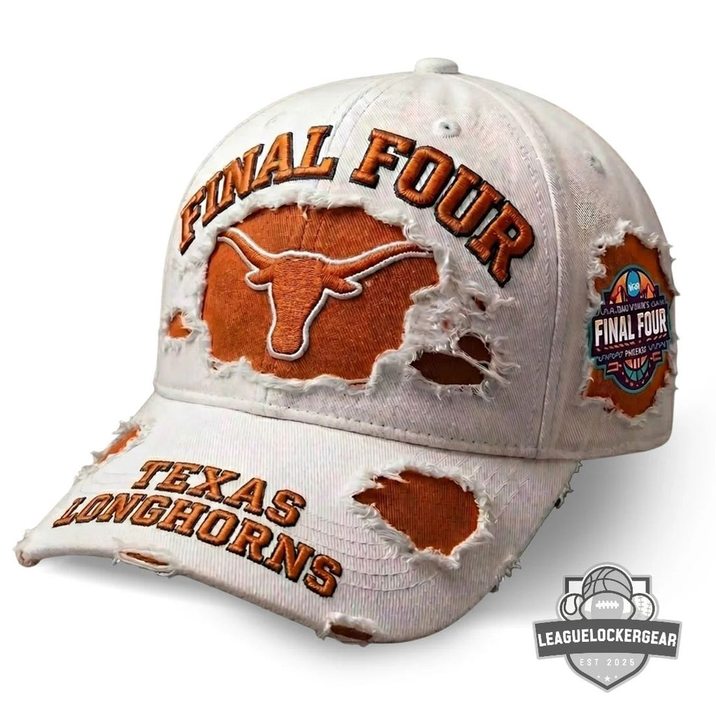 Texas Longhorns 2026 NCAA Women's Final Four Distressed Hat - LeagueLockerGear