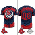 Boston Red Sox x Grateful Dead Baseball Jersey - LeagueLockerGear