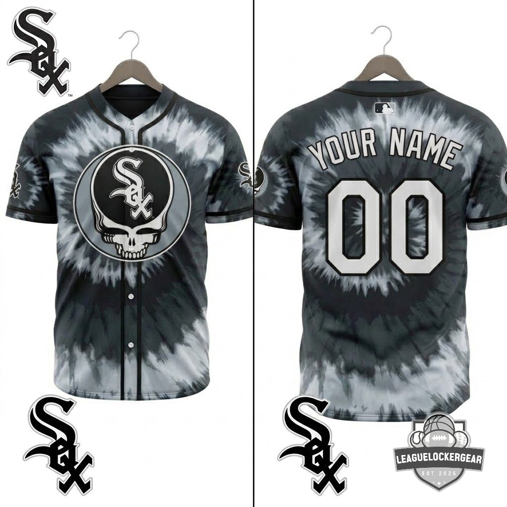 Chicago White Sox x Grateful Dead Baseball Jersey - LeagueLockerGear