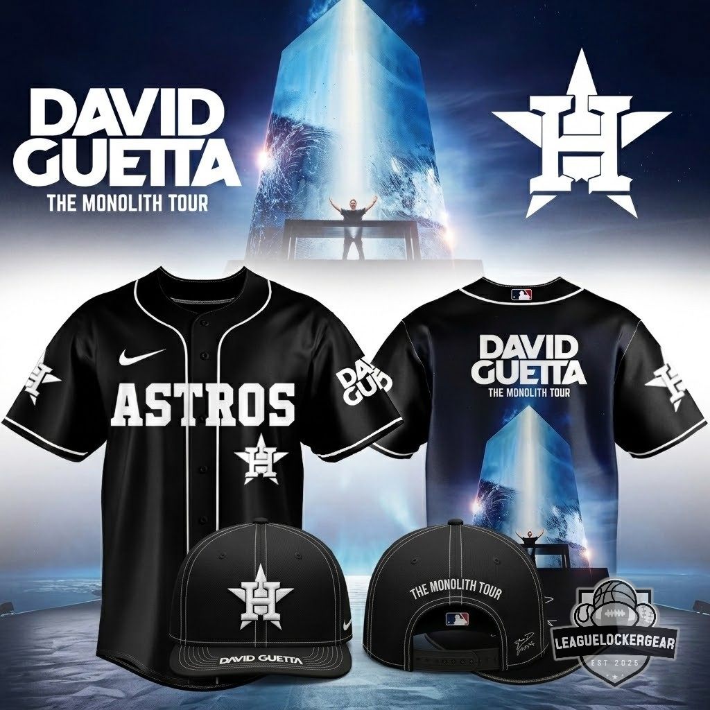 David Guetta The Monolith Tour Houston Astros Baseball Jersey - LeagueLockerGear
