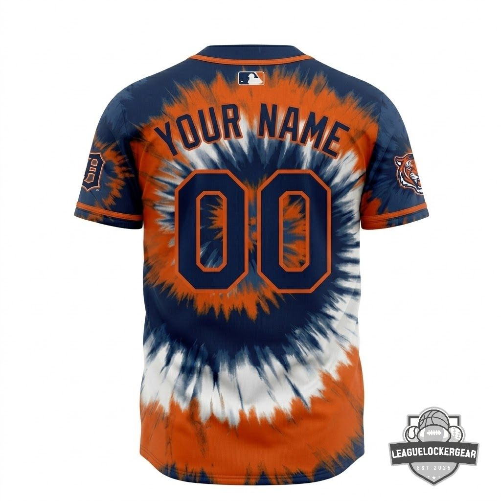 Detroit Tigers x Grateful Dead Baseball Jersey - LeagueLockerGear