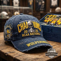 Michigan Wolverines Basketball 2026 NCAA National Champions Signed Distressed Hat - LeagueLockerGear