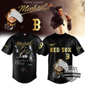 Boston Red Sox x Michael Jackson King of Pop Michael Movie Baseball Jersey - LeagueLockerGear