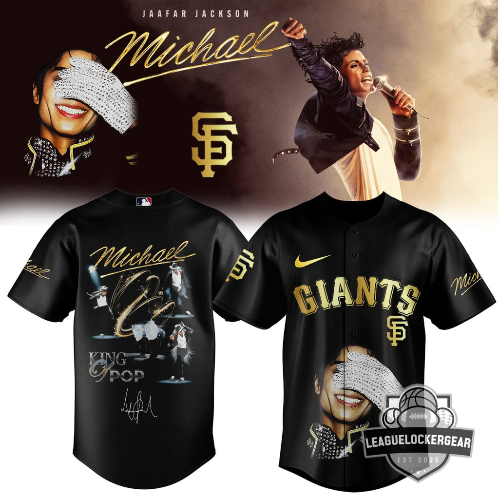 San Francisco Giants x Michael Jackson Baseball Jersey - LeagueLockerGear