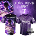 Texas Rangers x Jujutsu Kaisen Night Baseball Jersey - LeagueLockerGear