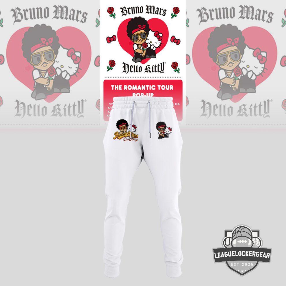 Bruno Mars x Hello Kitty The Romantic Tour 2026 Pop-Up Hoodie - LeagueLockerGear