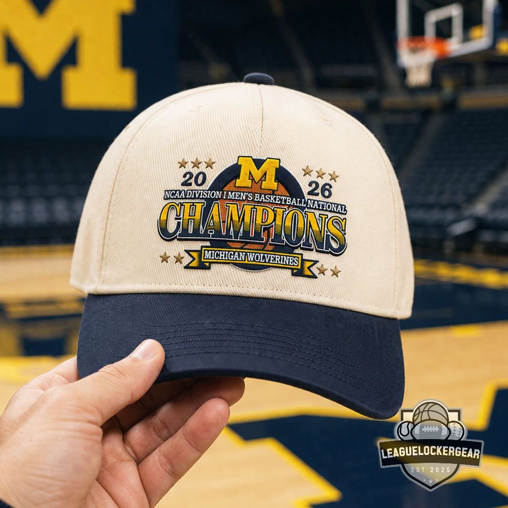 Michigan Wolverines 2026 NCAA Men's Basketball National Champions Hat - LeagueLockerGear