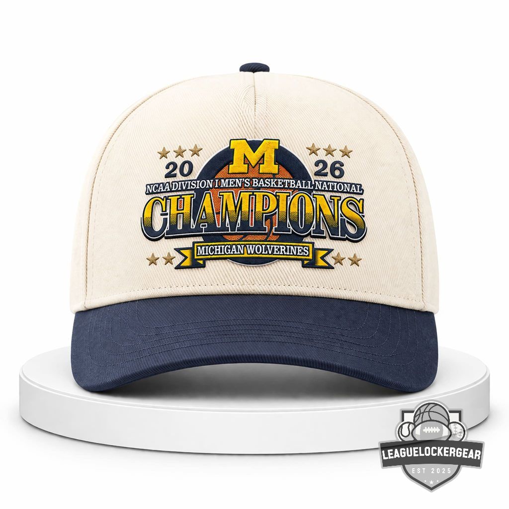 Michigan Wolverines 2026 NCAA Men's Basketball National Champions Hat - LeagueLockerGear