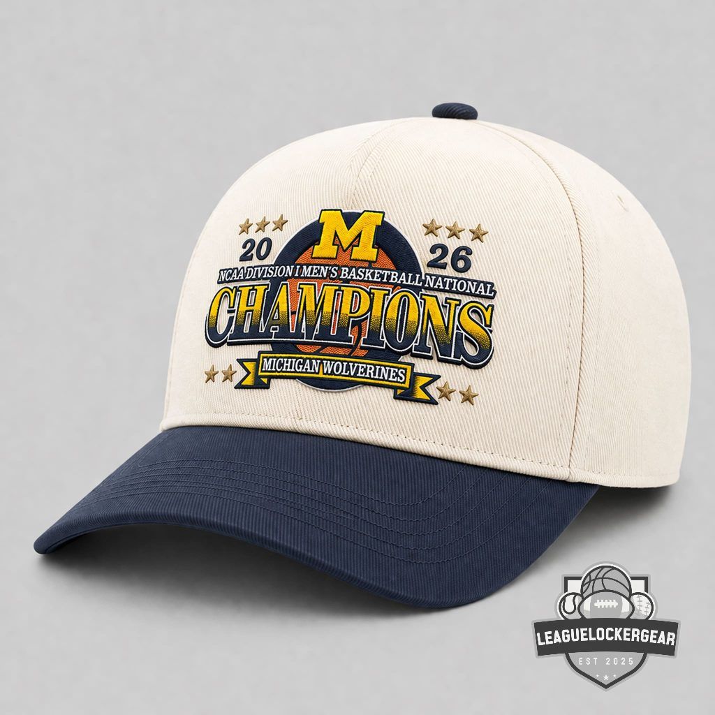 Michigan Wolverines 2026 NCAA Men's Basketball National Champions Hat - LeagueLockerGear