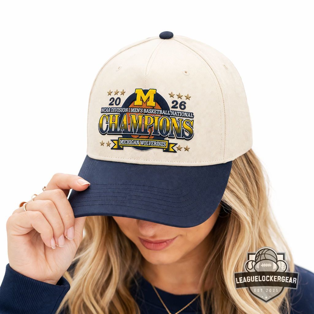 Michigan Wolverines 2026 NCAA Men's Basketball National Champions Hat - LeagueLockerGear