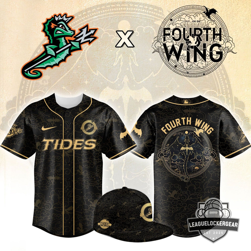 Norfolk Tides Fourth Wing Baseball Jersey - LeagueLockerGear
